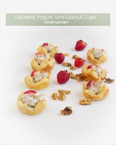 granola, yogurt walnut cups – a make ahead brunch recipe