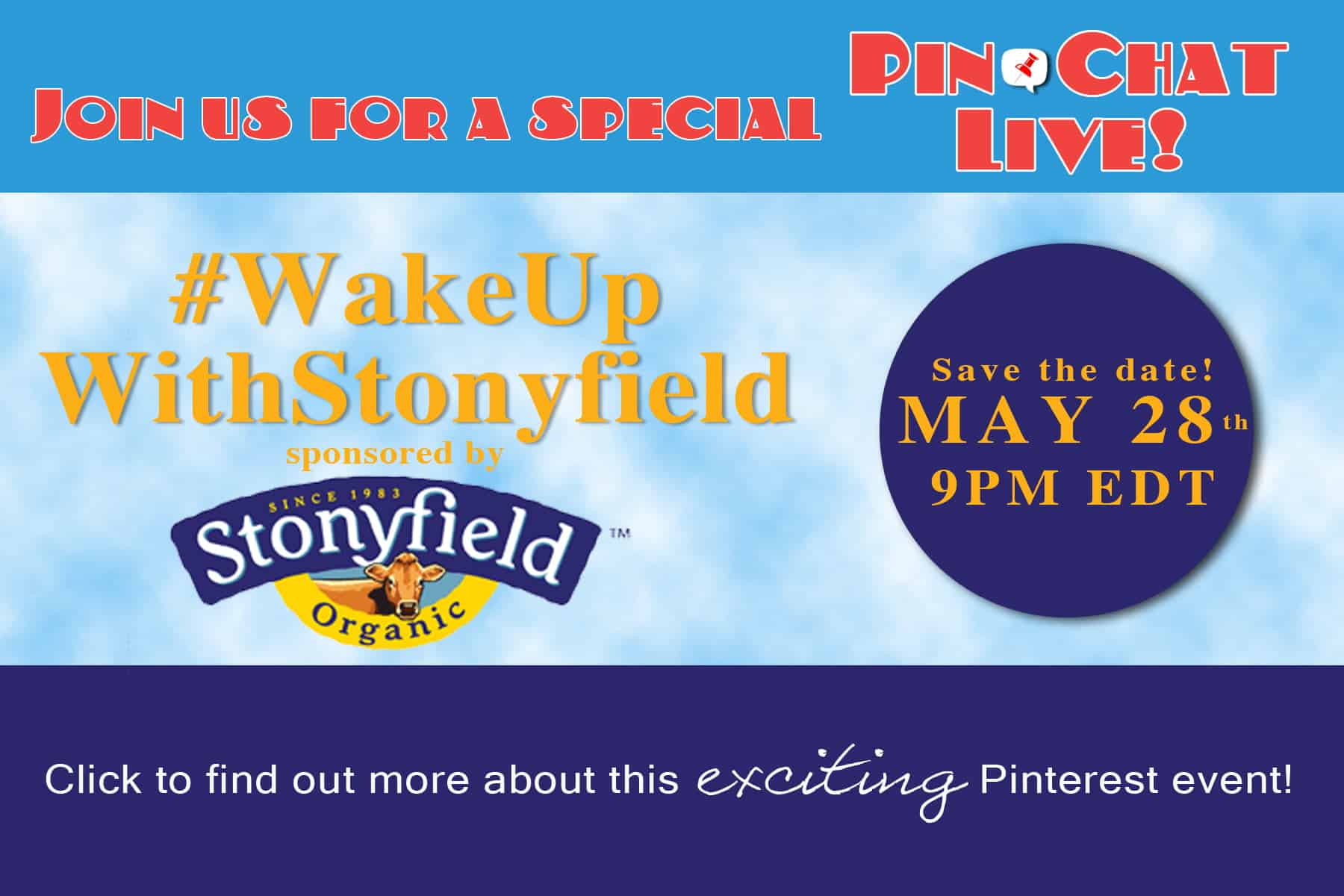 you’re invited! #wakeupwithstonyfield pinchatlive