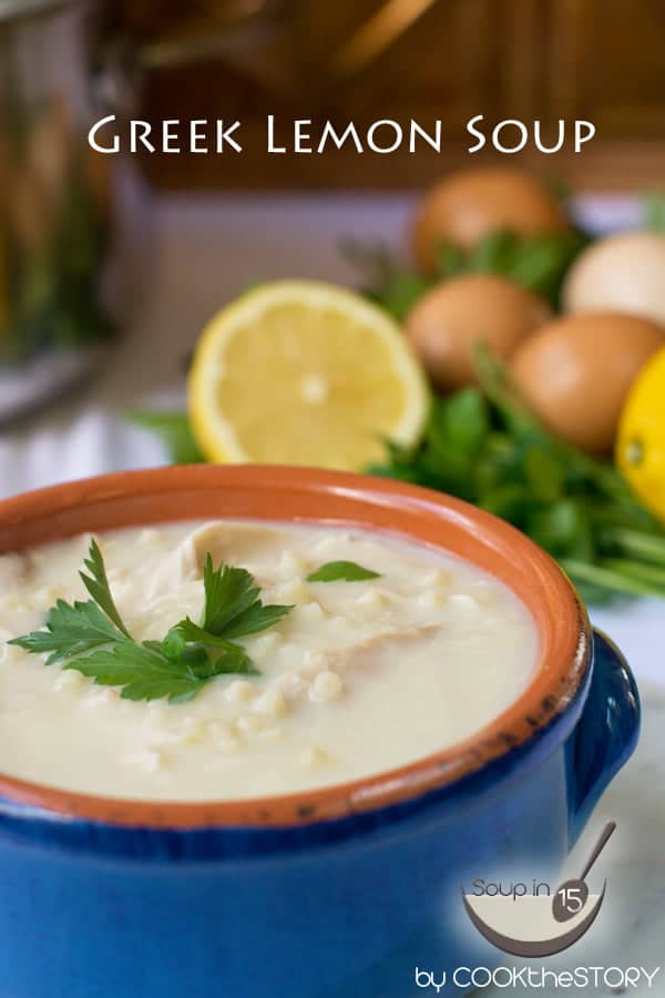 Avgolemono Soup (Greek Lemon Soup Recipe)