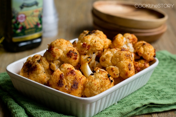 Roasting cauliflower makes it sweet and tender. Here it's tossed with Italian flavors first to make this side dish even more delicious.